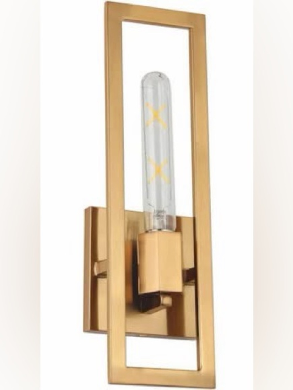 Dainolite wisteria brass wall sconce